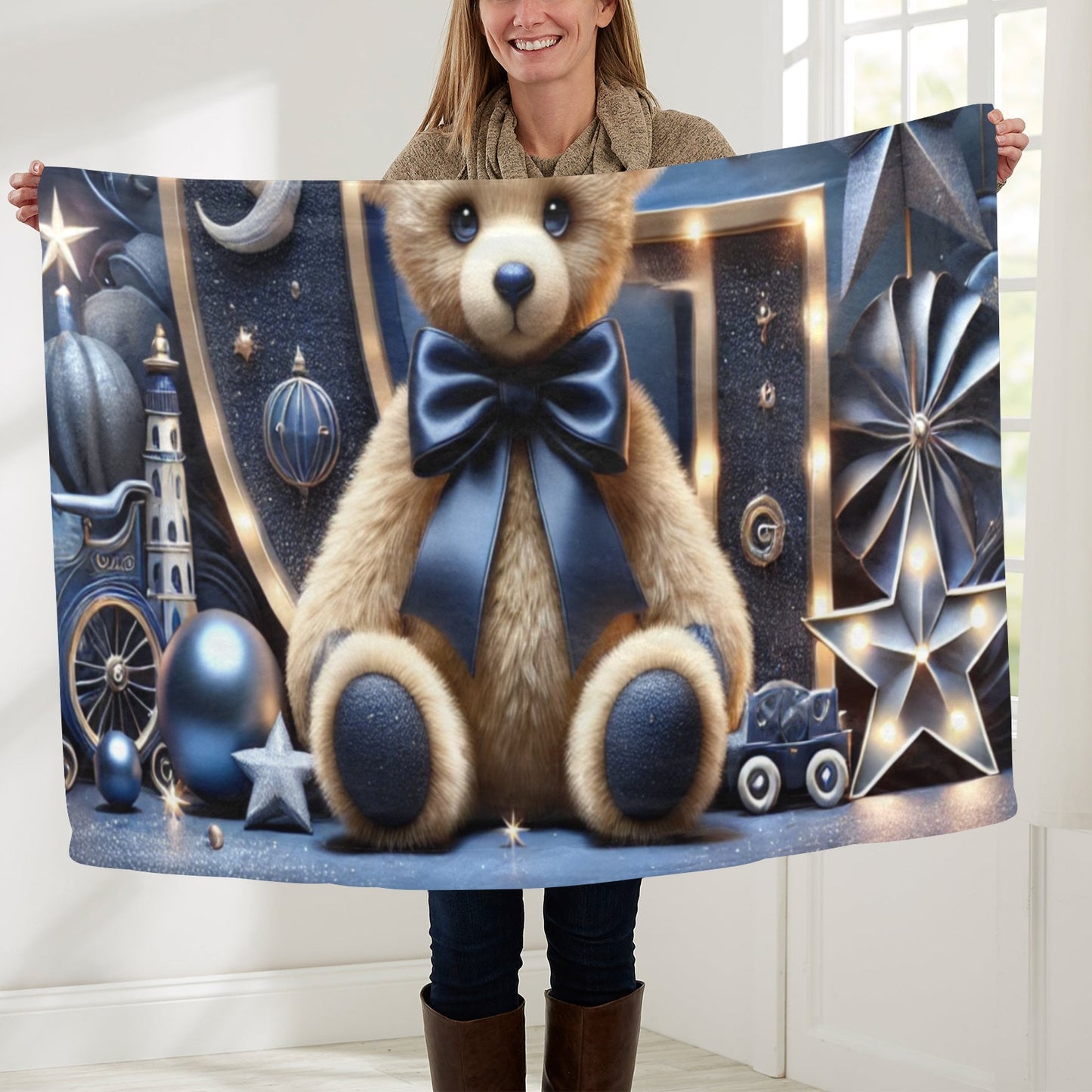 Custom Diaper Bag & Baby Blanket