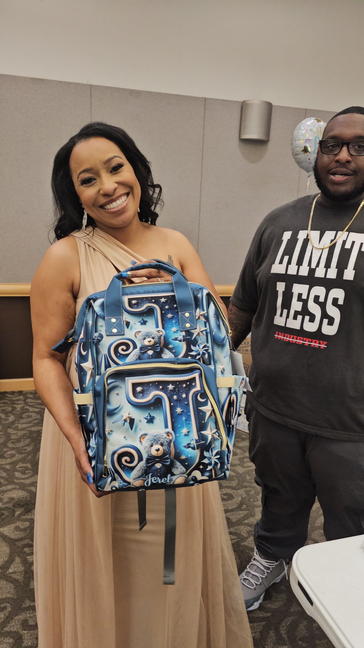Custom Diaper Bag & Baby Blanket