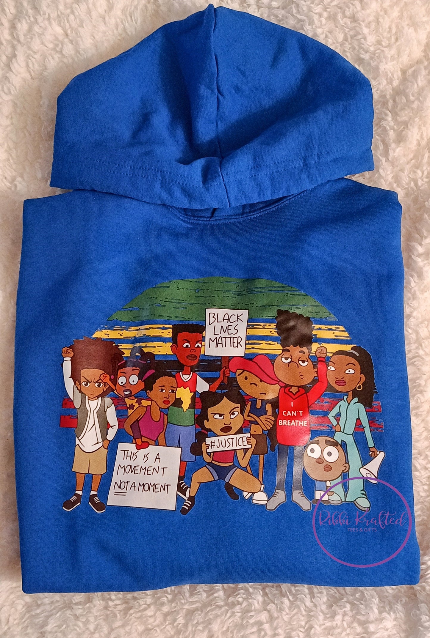 Black Lives Matter Cartoon Hoodie