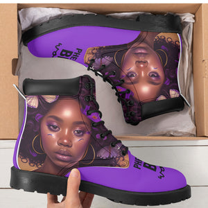 Custom Womens Inspirational Leather Boots