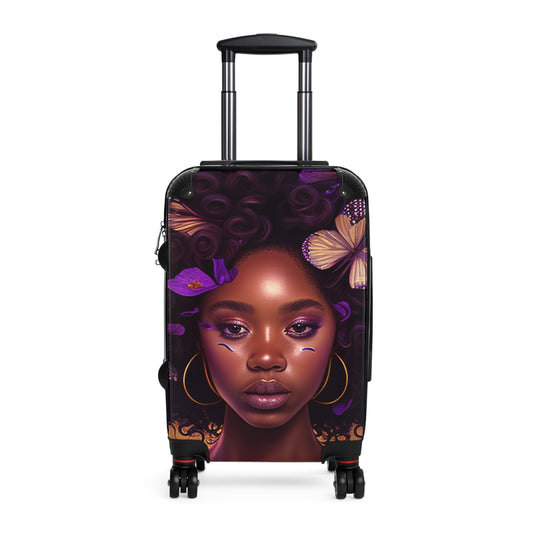 Butterfly Art Travel Suitcase - Stylish Luggage for Wanderlust Adventurers