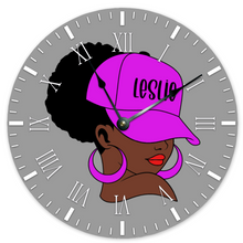 Load image into Gallery viewer, Custom 15&quot; Round Wooden Wall Clock
