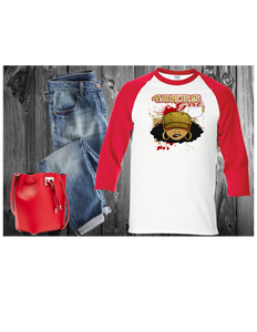 Football Divas Raglan Tee