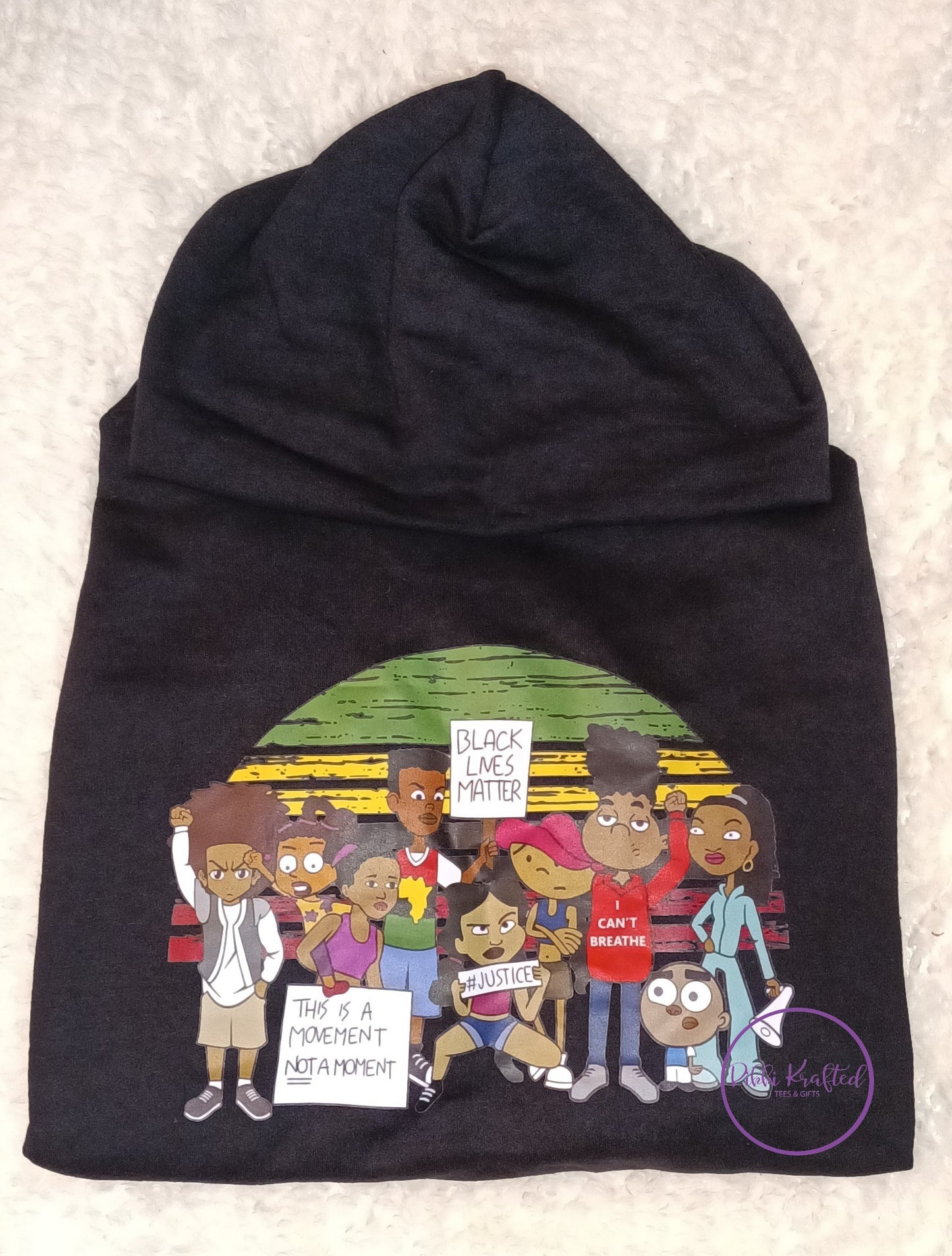 Black Lives Matter Cartoon Hoodie
