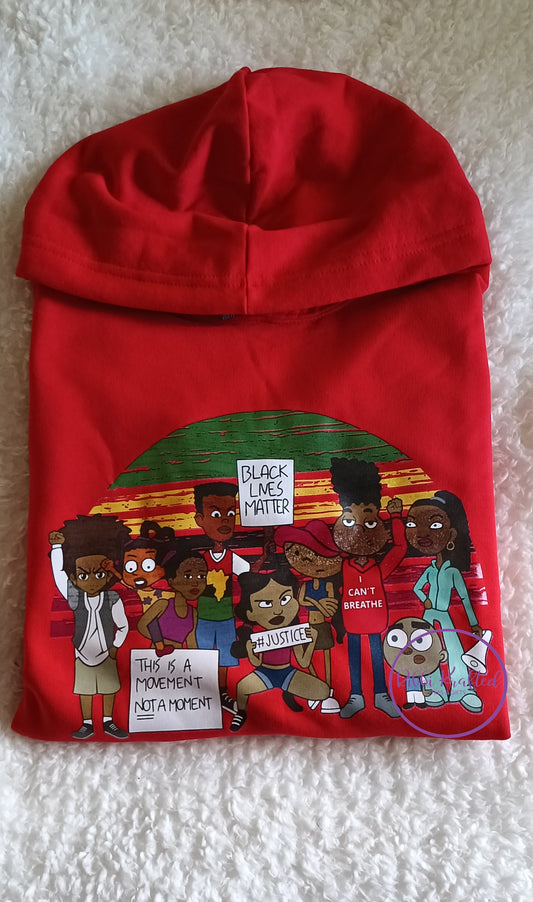Black Lives Matter Cartoon Hoodie