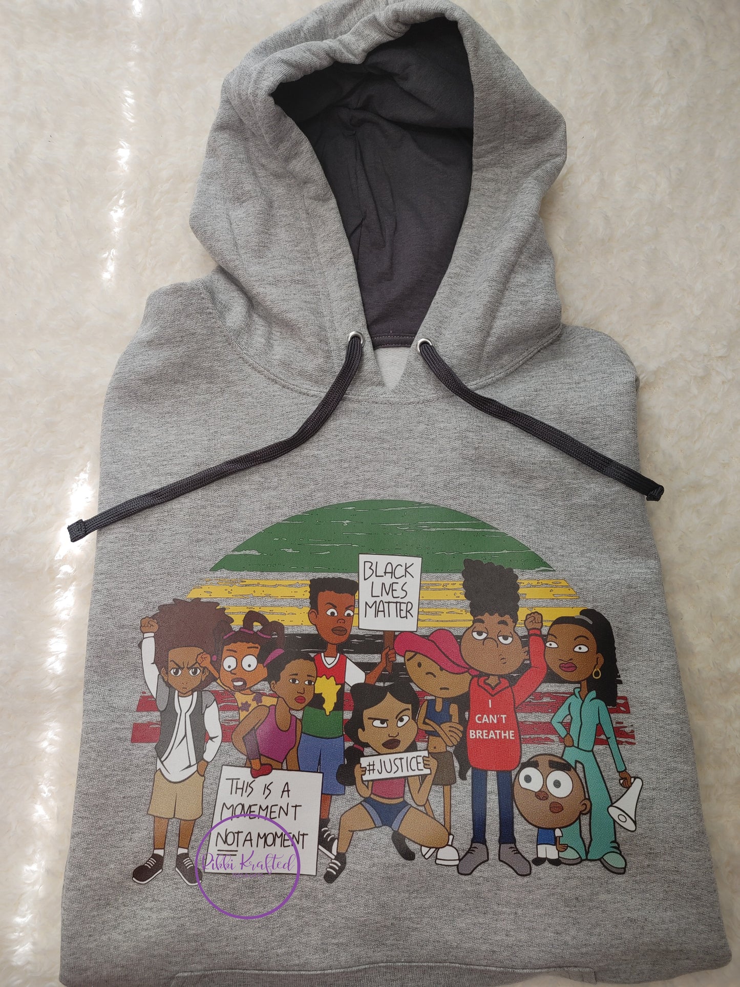 Black Lives Matter Cartoon Hoodie
