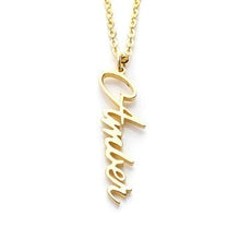 Load image into Gallery viewer, Vertical Name Necklace

