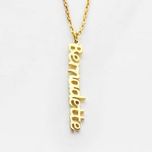 Load image into Gallery viewer, Vertical Name Necklace
