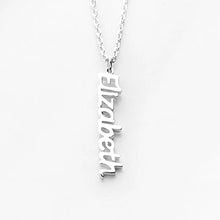 Load image into Gallery viewer, Vertical Name Necklace

